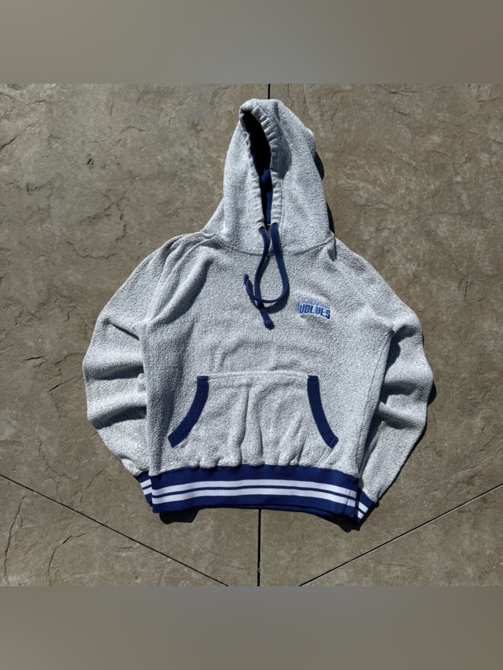 Timberline Wolves Gray Sherpa Fleece Hoodie